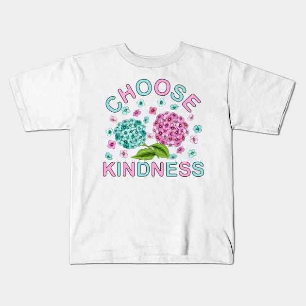 Choose Kindness Kids T-Shirt by Designoholic